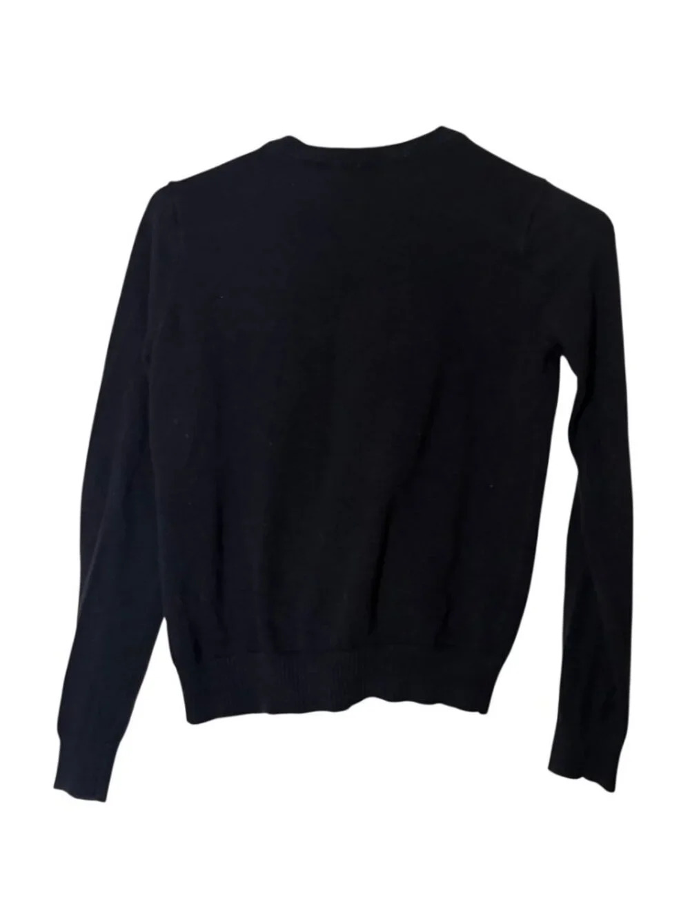 The Children’s Place Girl's XL 14 Black Button Front Cardigan Sweater Cotton